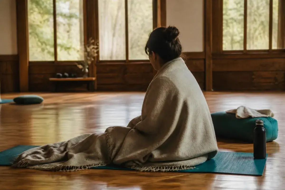 Benefits of yoga nidra: rested and calm after a session of yogic sleep