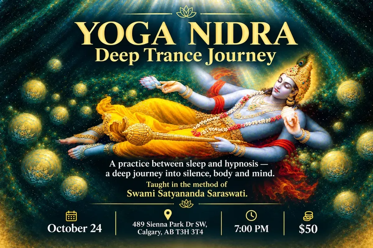 Yoga Nidra: Deep Trance Journey in Calgary, October 24, 7:00 PM, 489 Sienna Park Dr SW, $50