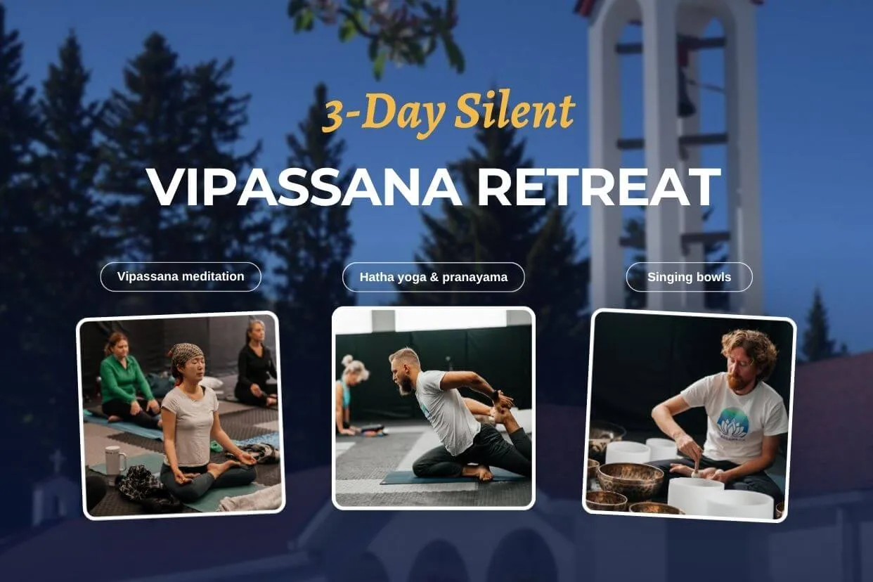 Vipassana silent retreat at Mount St. Francis in November