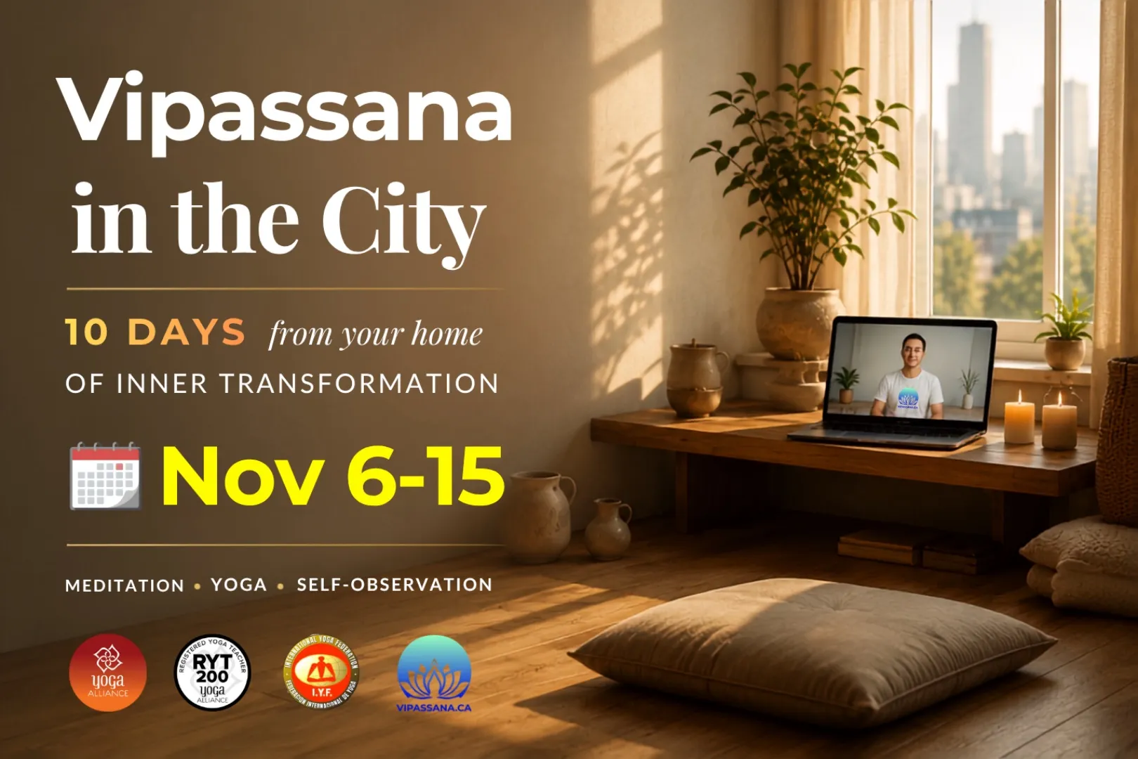 Online Vipassana 10-Day Retreat